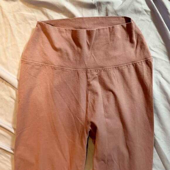 Simply Vera Wang brand Fashion Leggings- Cotton Stretch- Mauve/White SIZE MEDIUM - Picture 4 of 10